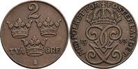 Schweden 2 Öre Schweden, Gustaf V. 1907-1950, 2 Öre 1933 -