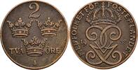 Schweden 2 Öre Schweden, Gustaf V. 1907-1950, 2 Öre 1938 -