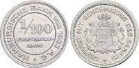 Deutschland, Hamburg 1/100 Verrechnungsmarke Notgeld -