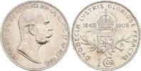 Kaisertum Österreich 1 Krone Kaisertum Österreich, Franz Joseph I. 1848-1916, 1 Krone 1908 -