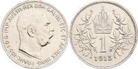 Kaisertum Österreich 1 Krone Kaisertum Österreich, Franz Joseph I. 1848-1916, 1 Krone 1915 -