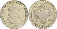 Kaisertum Österreich, Franz II. (I). 1792-1835, 20 Kreuzer 1833 B, Kremnitz VF