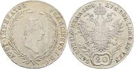 Kaisertum Österreich, Franz II. (I). 1792-1835, 20 Kreuzer 1828 B, Kremnitz VF+ / EF