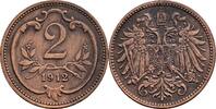 Kaisertum Österreich 2 Heller Kaiser Franz Joseph I. 1848-1916 -