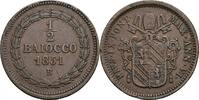 Vatikan, Pius IX. 1/2 Baiocco -