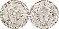 Kaisertum Österreich 1 Krone Kaiser Franz Joseph I. 1848-1916 -
