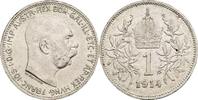 Kaisertum Österreich 1 Krone Kaiser Franz Joseph I. 1848-1916 -