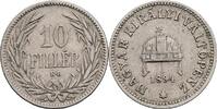 Österreich, Kaiser Franz Joseph I., 10 Filler 1894 ss 2.93 US$ Tax included +  117.32 US$ shipping