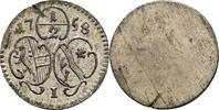 Erzbistum Salzburg, Schrattenbach 1753-1771 1/2 Kreuzer -
