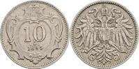 Österreich, Kaiser Franz Joseph I., 10 Heller 1895 ss 2.93 US$ Tax included +  117.32 US$ shipping