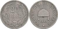 Österreich, Kaiser Franz Joseph I., 20 Filler 1893 s/ss 2.93 US$ Tax included +  117.32 US$ shipping