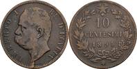 Italien, Umberto I. 1878-1900 10 Centesimi -