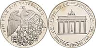 Deutschland Medaille Brandenburger Tor Symbol der Einheit Deutschlands 1971-1991 -