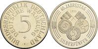 Deutschland Medaille 40. Jahrestag 1991 Silberfünfer -