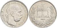 Österreich, Kaiser Franz Joseph I. 1 Korona 1894 KB, Kremnitz EF