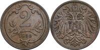 Österreich, Kaiser Franz Joseph I. 2 Heller -