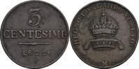 Österreich, Franz II.(I.) 1792-1835 3 Centesimi -