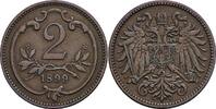 Österreich, Kaiser Franz Joseph I. 2 Heller -