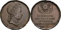Bronzemedaille 1847 Österreich, Ferdinand I. 1835-1848 zur Erinnerung an das große kaiserliche Festschießen in Trient ss, Tilgungsversuch Jahresz...