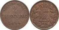 Bayern, Maximilian II. Joseph 1848-1864 2 Pfennig Bayern -