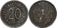 Leipzig 20 Pfennig Strassenbahnmarke -