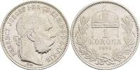 Kaisertum Österreich 1 Korona Kaiser Franz Joseph I. 1848-1916 -