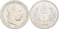 Kaisertum Österreich 1 Krone Kaiser Franz Joseph I. 1848-1916 -