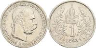 Kaisertum Österreich 1 Krone Kaiser Franz Joseph I. 1848-1916 -