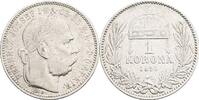 Kaisertum Österreich 1 Korona Kaiser Franz Joseph I. 1848-1916 -