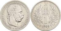 Kaisertum Österreich 1 Krone Kaiser Franz Joseph I. 1848-1916 -