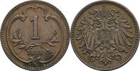 Kaisertum Österreich 1 Heller Kaiser Franz Joseph I. 1848-1916 -