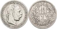 Kaisertum Österreich 1 Krone Kaiser Franz Joseph I. 1848-1916 -