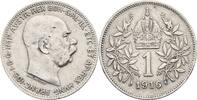 Kaisertum Österreich 1 Krone Kaiser Franz Joseph I. 1848-1916 -