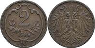 Kaisertum Österreich 2 Heller Kaiser Franz Joseph I. 1848-1916 -