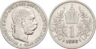 Kaisertum Österreich 1 Krone Kaiser Franz Joseph I. 1848-1916 -
