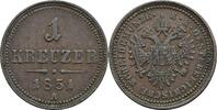 Kaisertum Österreich 1 Kreuzer Kaiser Franz Joseph I. 1848-1916 -