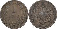 Kaisertum Österreich 1 Kreuzer Kaiser Franz Joseph I. 1848-1916 -