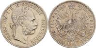 Kaisertum Österreich 1 Gulden Kaiser Franz Joseph I. 1848-1916 -