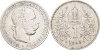Kaisertum Österreich 1 Krone Kaiser Franz Joseph I. 1848-1916 -