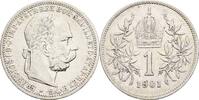 Kaisertum Österreich 1 Krone Kaiser Franz Joseph I. 1848-1916 -