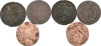Altdeutschland Lot 3 Stück Kleinmünzen -