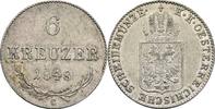Kaisertum Österreich 6 Kreuzer Kaiser Franz Joseph I. 1848-1916 -