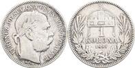 Kaisertum Österreich 1 Korona Kaiser Franz Joseph I. 1848-1916 -