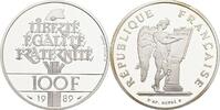 Frankreich 100 Francs Stehender Genius die Menschenrechte auf eine Tafel schreibend -