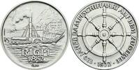Schweiz Silbermedaille 120 Jahre Dampfschifffahrt auf dem Zugersee 1852-1972 -
