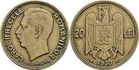 Königreich Rumänien 20 Lei Carol II. 1930-1940 -