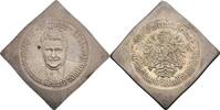Österreich, Tirol Klippenförmige Silbermedaille auf den 70. Geburtstag des Landeshauptmannes Eduard Wallnöfer -