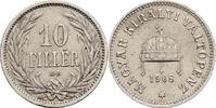 Kaisertum Österreich 10 Filler Franz Joseph I. 1848-1916 -