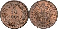 Kaisertum Österreich 5/10 Kreuzer Franz Joseph I. 1848-1916 -