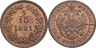Kaisertum Österreich 5/10 Kreuzer Franz Joseph I. 1848-1916 -